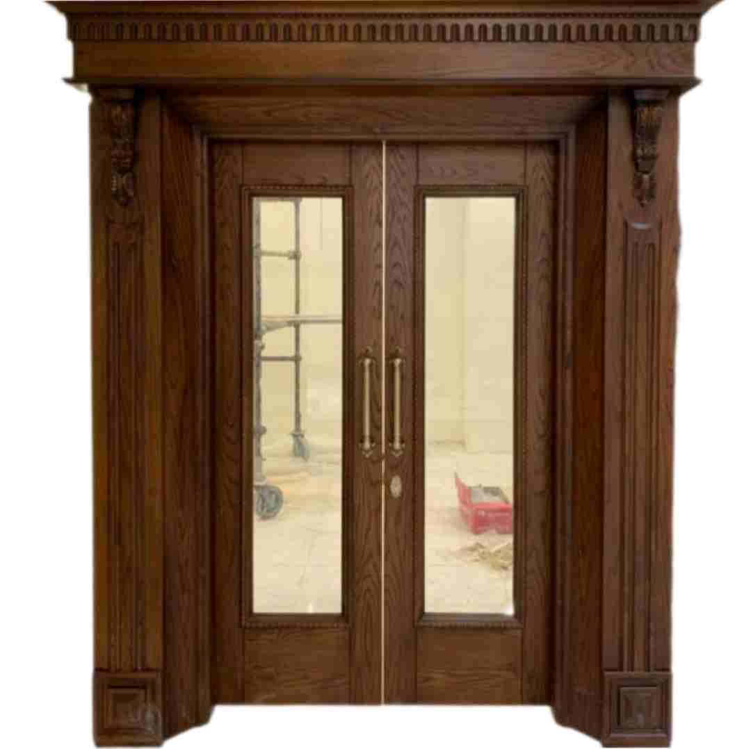 درب لابی کلاسیک شیشه خور کد: E54